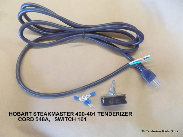 HOBART STEAKMASTER 400-401 TENDERIZER CORD 548A, SWITCH 161