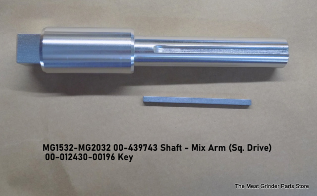 Hobart Mixer Grinder Models MG1532-MG2032 Mixer Arm Square Drive Shaft Part 00-439743