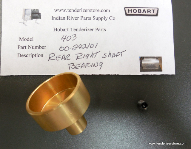 Hobart Steakmaster 403 00-292101 Back Right Brass Bearing w/ Set Screw